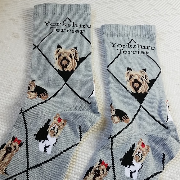 New * YORKSHIRE TERRIER socks - Picture 5 of 7